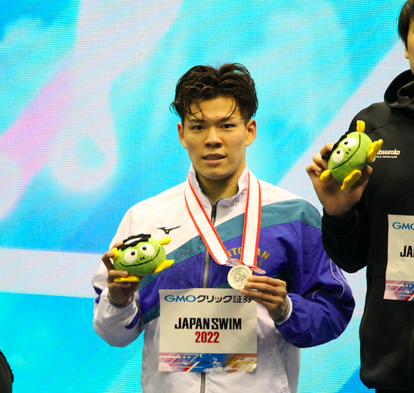 <p>男子200m自由形渡邊選手</p>